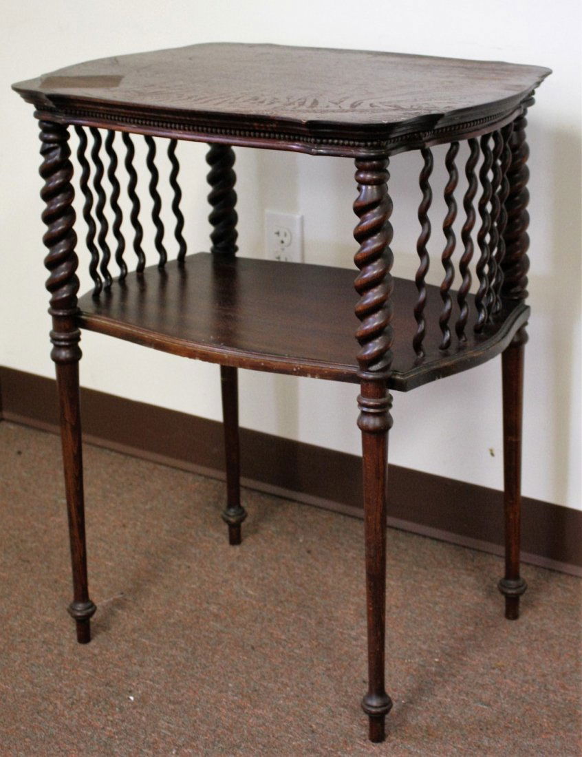 19thC. Mahogany Parlor Stand (1 of 4)