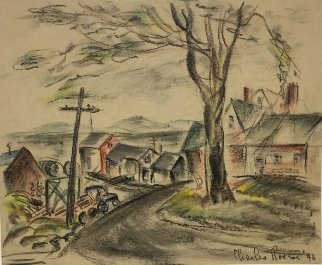 Charles Rosen; 20thC. American Pastel Signed (1 of 4)