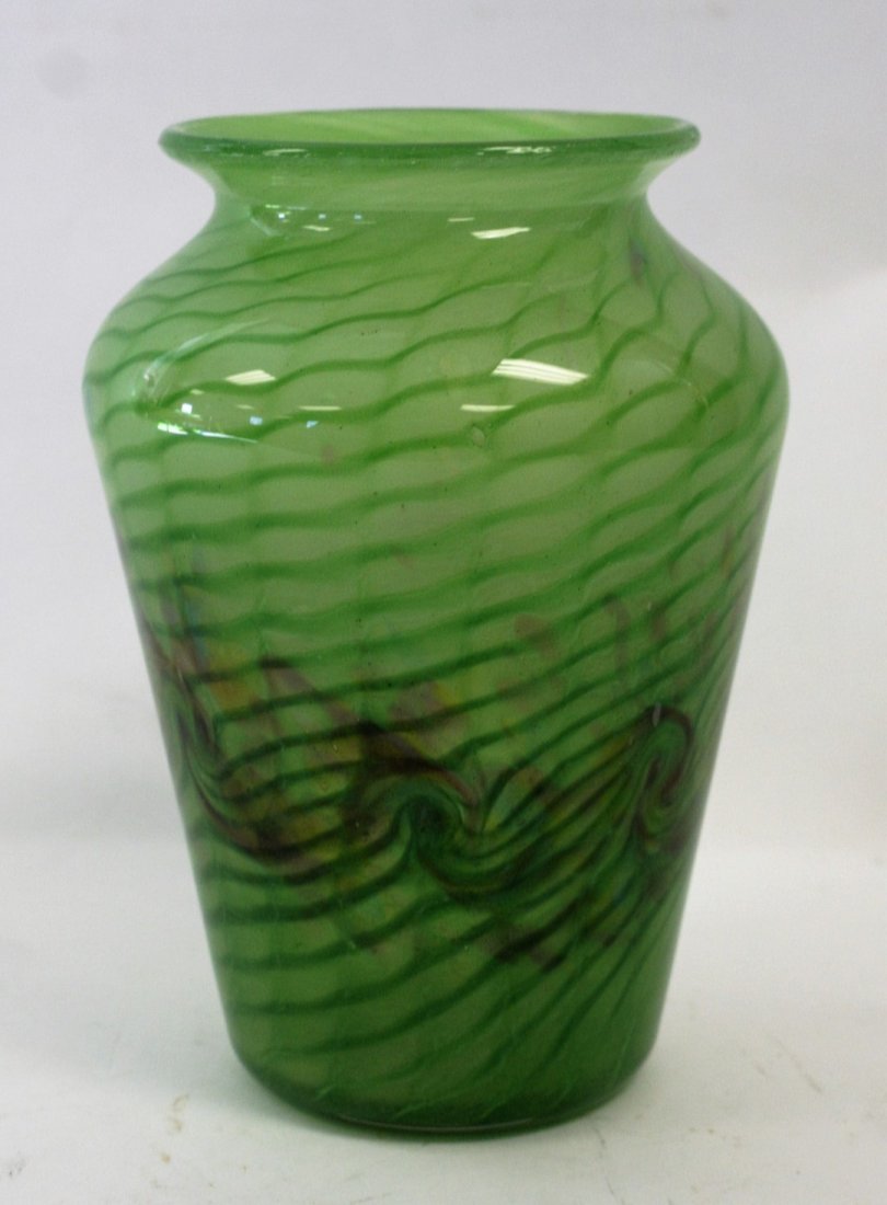 20thC. Studio Art Glass Vase (1 of 5)