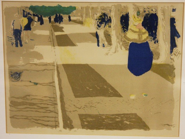 Edouard Vulliard; Framed Lithograph (1 of 4)