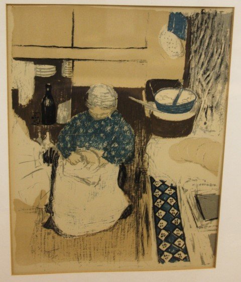 Edouard Vulliard; Framed Lithograph (1 of 4)