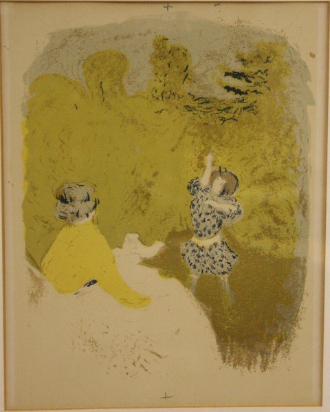 Edouard Vulliard; Framed Lithograph (1 of 4)