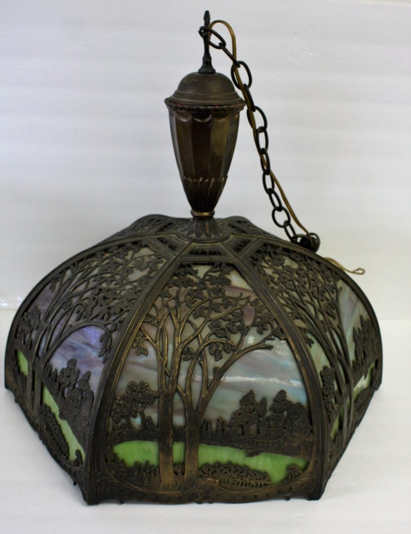 Scenic Overlay Slag Glass Dome (1 of 5)