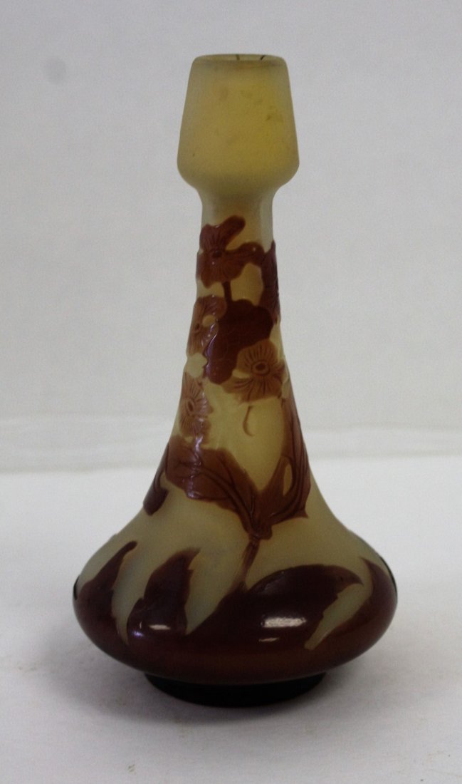 Galle Cameo Glass Cabinet Vase (1 of 7)