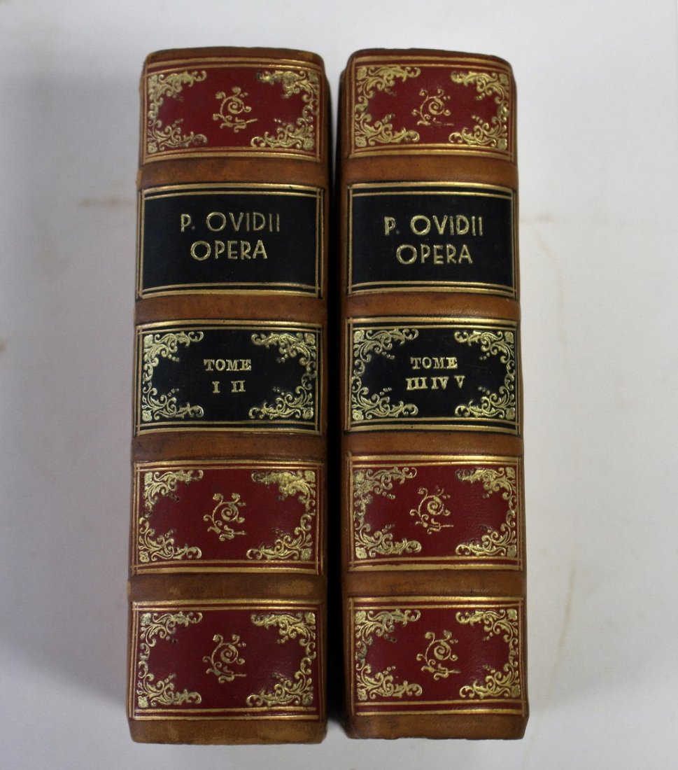 Two(2) Volumes: P. Ovidii Opera Quae Extant. 1745 (1 of 7)