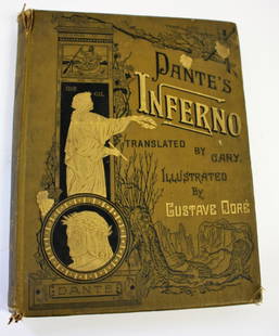 Cary: Dante's Inferno. 1900: Translated by Cary. Dante's Inferno. Illustrated by Gustave Dore. Cassell and Company. Circa 1900