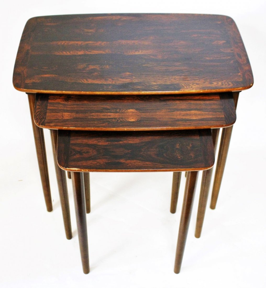 Set of Three(3) Mid Century Nesting Tables (1 of 5)