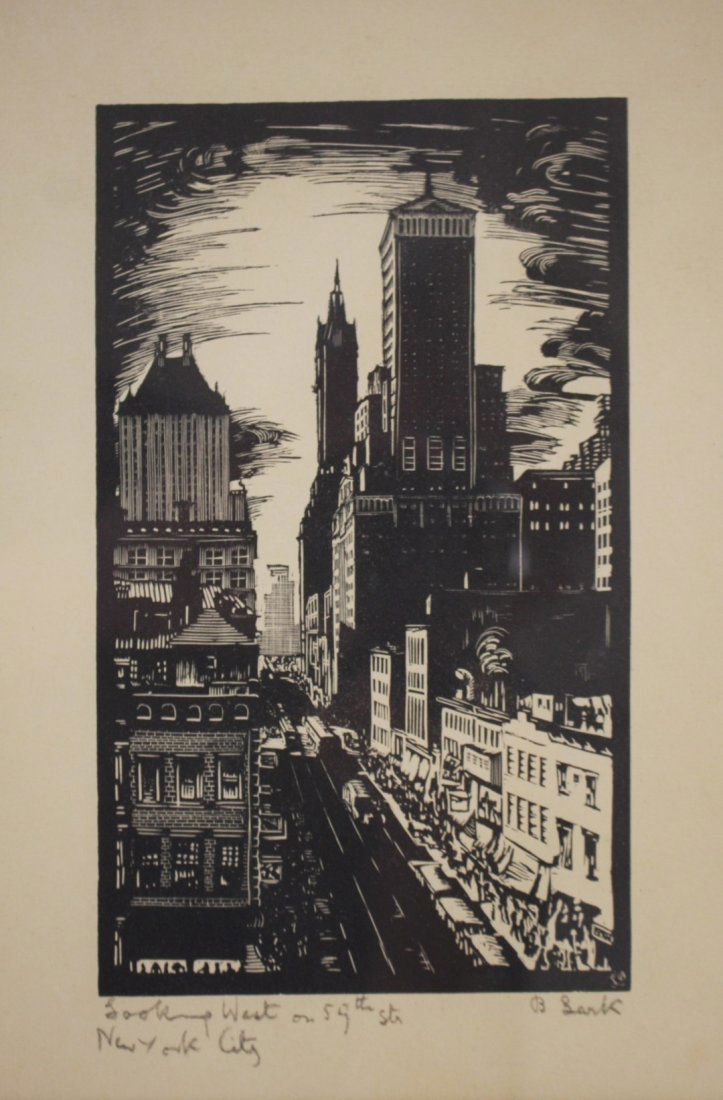 B. Lark; 20thC. American Print (1 of 6)