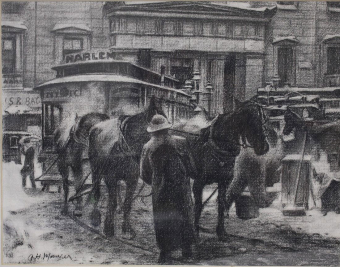 Alfred H. Maurer(attributed to); American Charcoal (1 of 6)