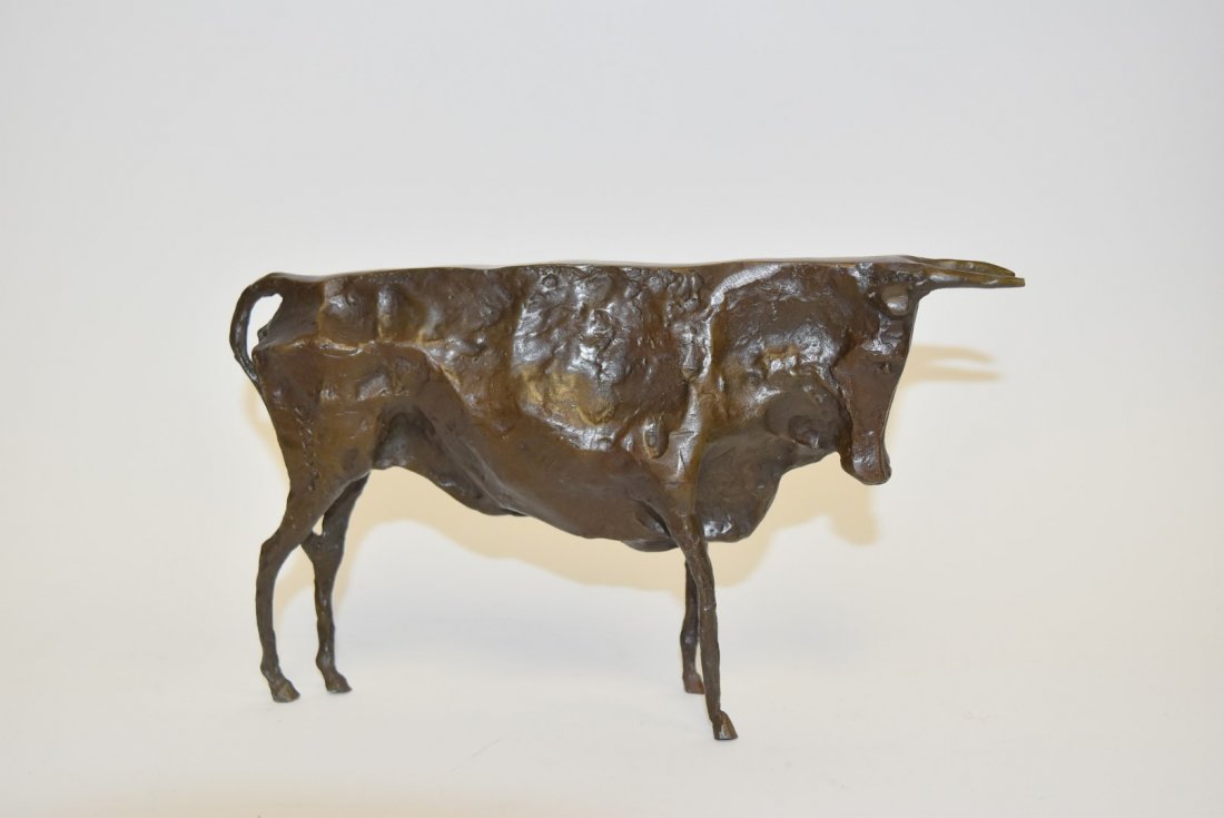Pablo Picasso(after); Bronze Bull Signed (1 of 7)