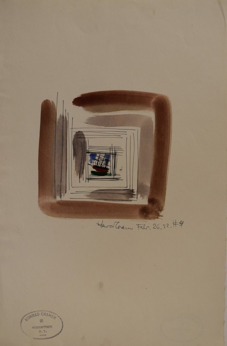 Konrad Cramer; 20thC. American Mixed Media Signed (1 of 5)