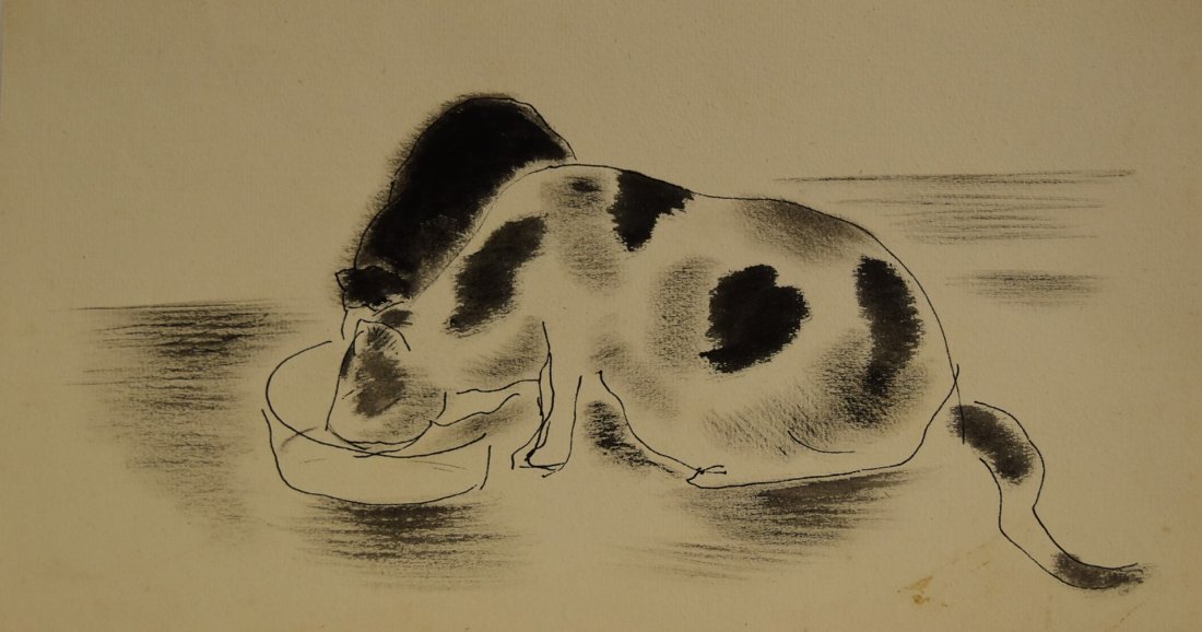 Konrad Cramer; 20thC. American Ink Drawing (1 of 4)