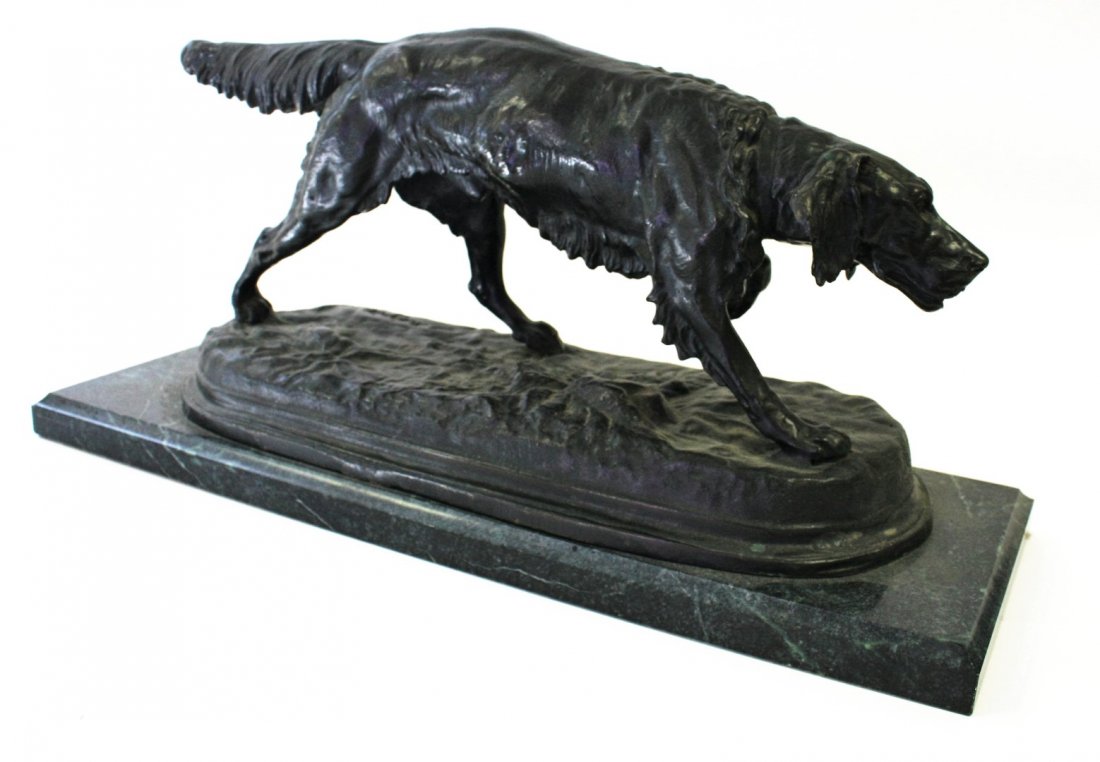 J. Moignez(after); Bronze Pointer Dog Signed (1 of 8)