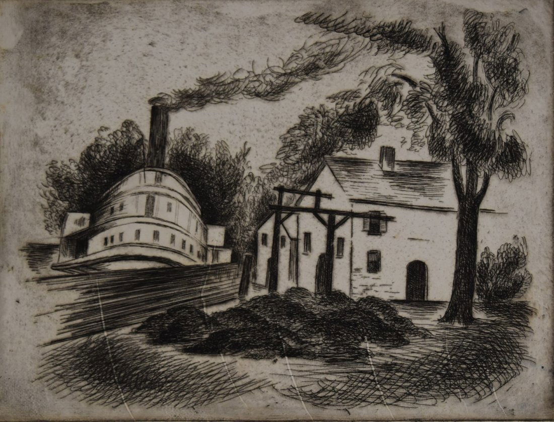 Konrad Cramer; 20thC. American Etching (1 of 4)