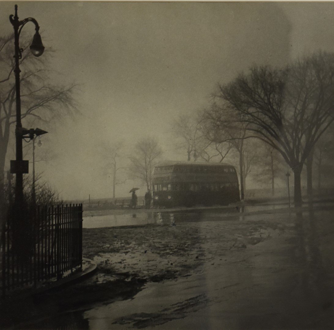Walter Stern; 20thC. Photograph - Bus Stop, London (1 of 5)
