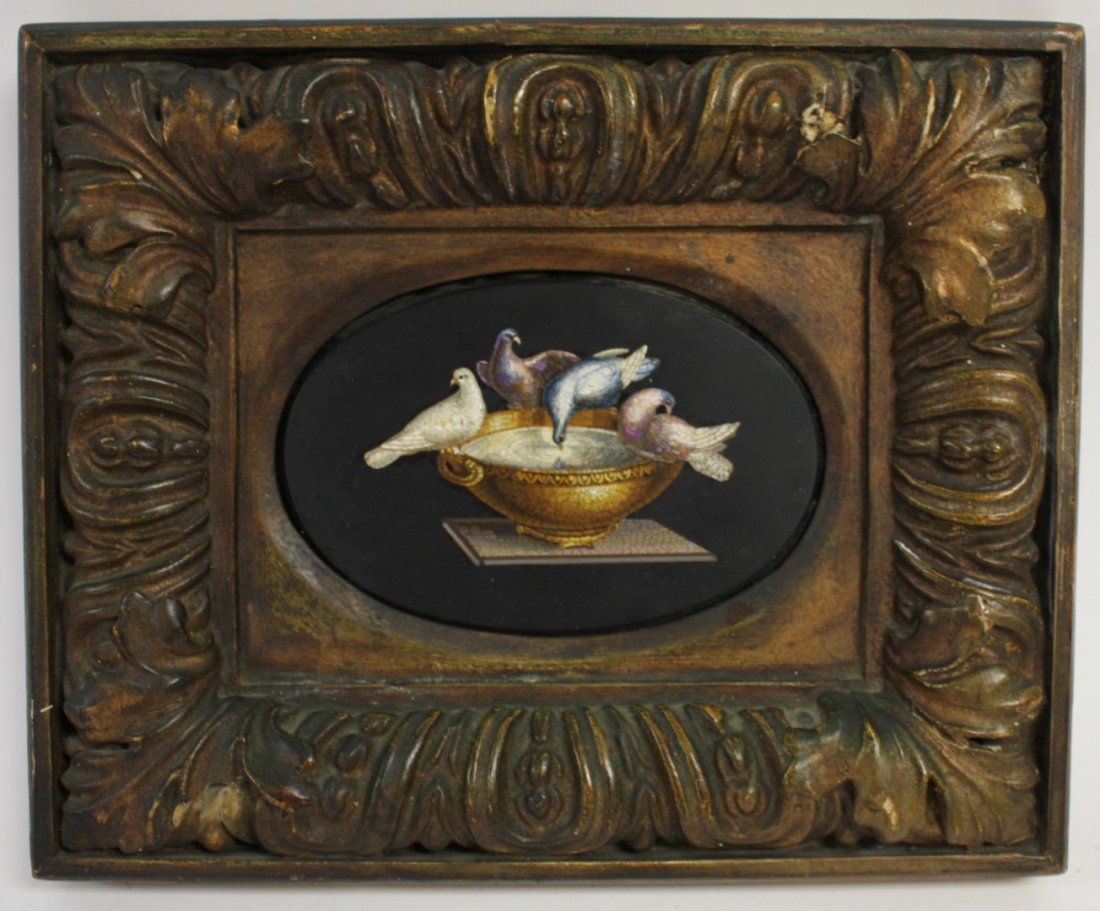 19thC. Italian Micro Mosaic Plaque (1 of 5)