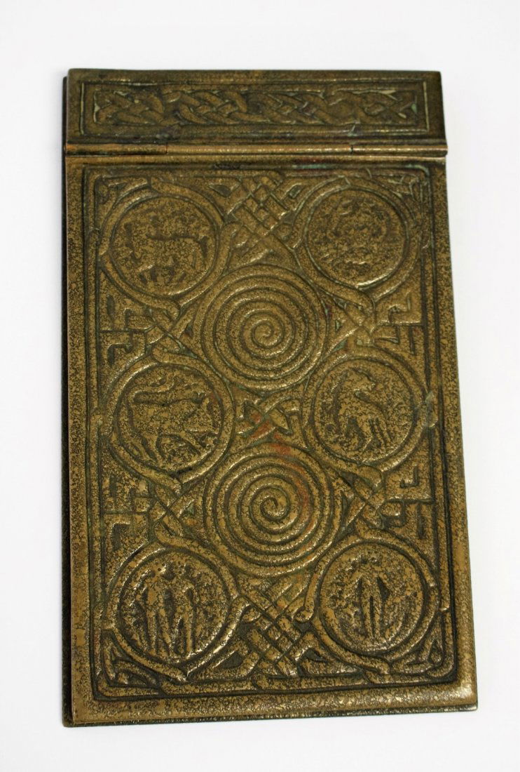 Tiffany Studios Bronze Zodiac Note Pad (1 of 5)