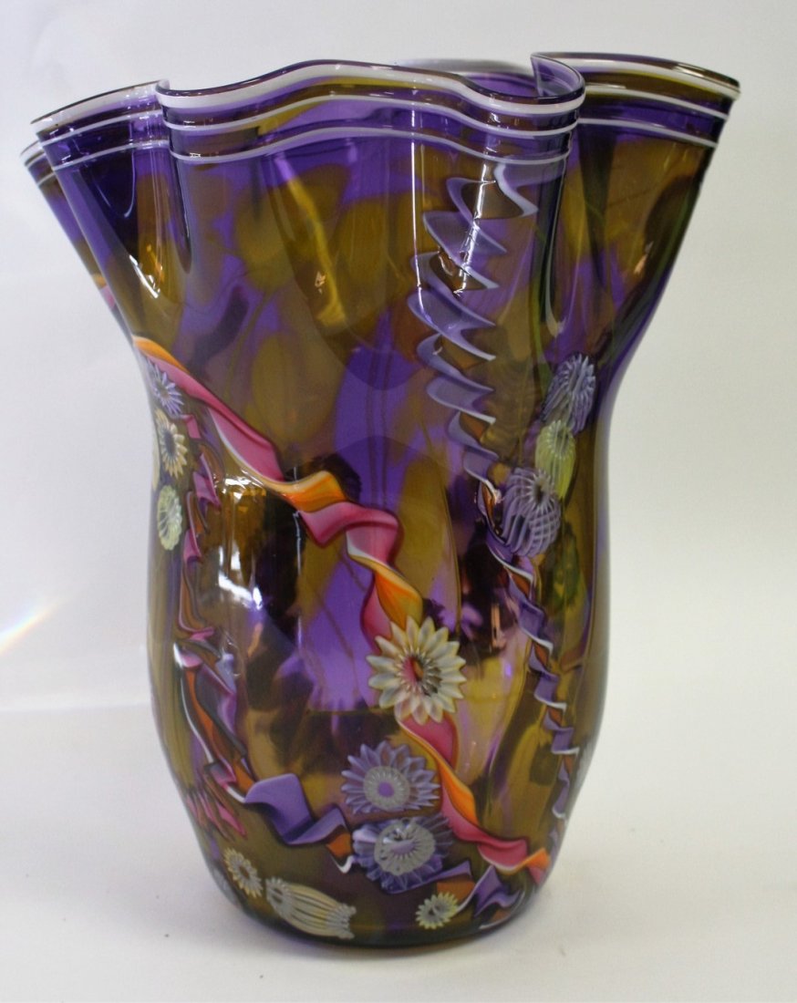 Modernism Studio Art Glass Vase (1 of 8)