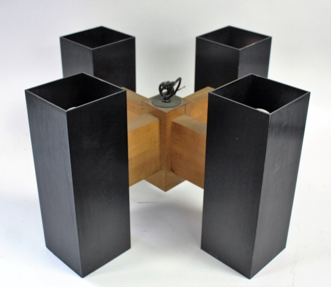 Robert Sonneman Four Light Chandelier (1 of 5)