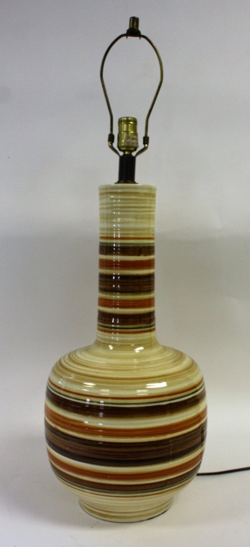 Mid Century Pottery Table Lamp (1 of 5)