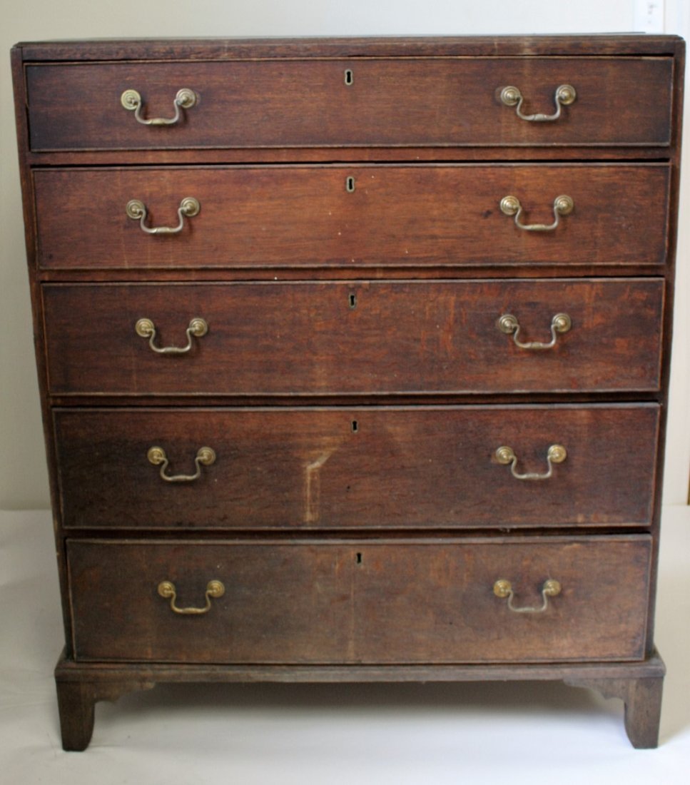 Early Oak Five(5) Drawer Chest (1 of 6)