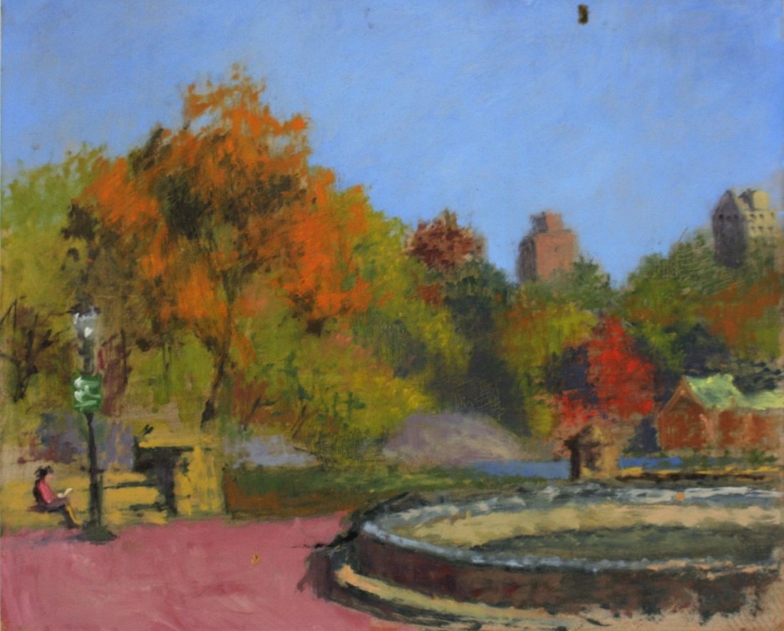 Joy Divine; 20thC. American Oil Painting Signed (1 of 3)