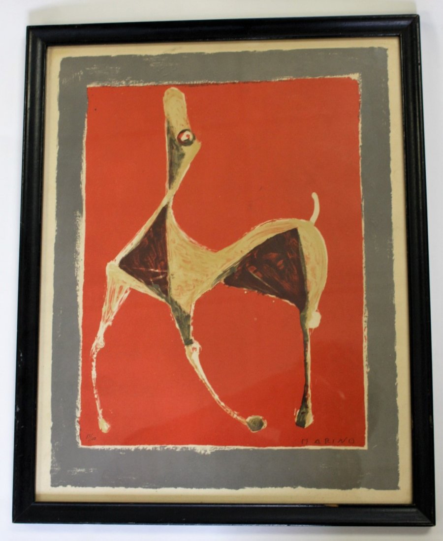 Marino Marini; 20thC. Italian Lithograph Signed (1 of 5)