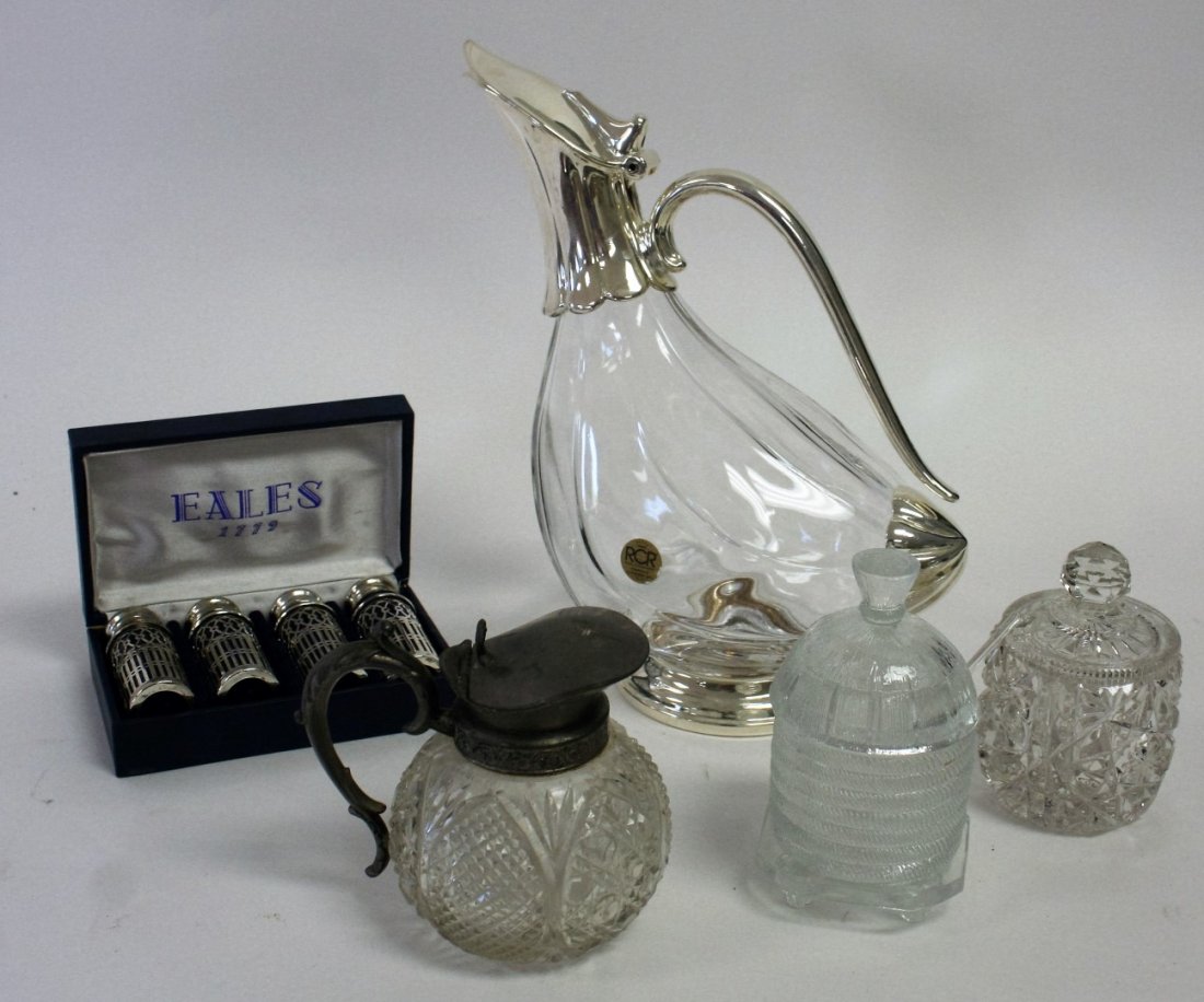 Assorted Glass Condiment Grouping (1 of 5)