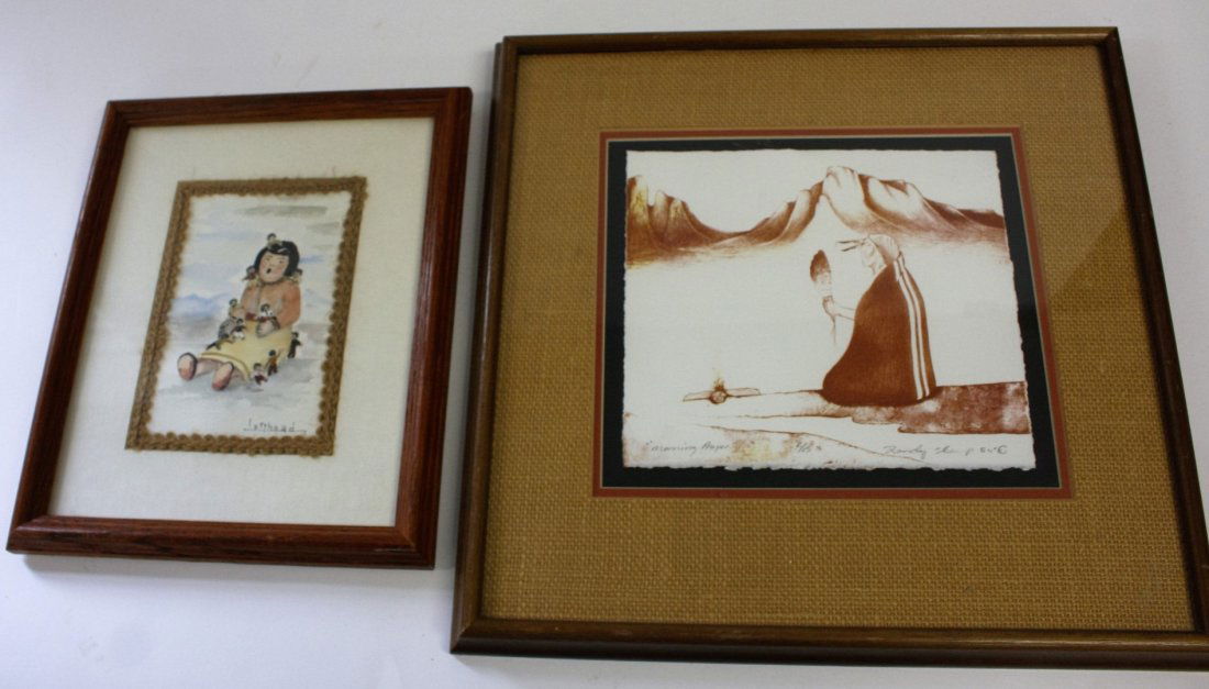 Two(2) Miscellaneous Western Paintings (1 of 8)