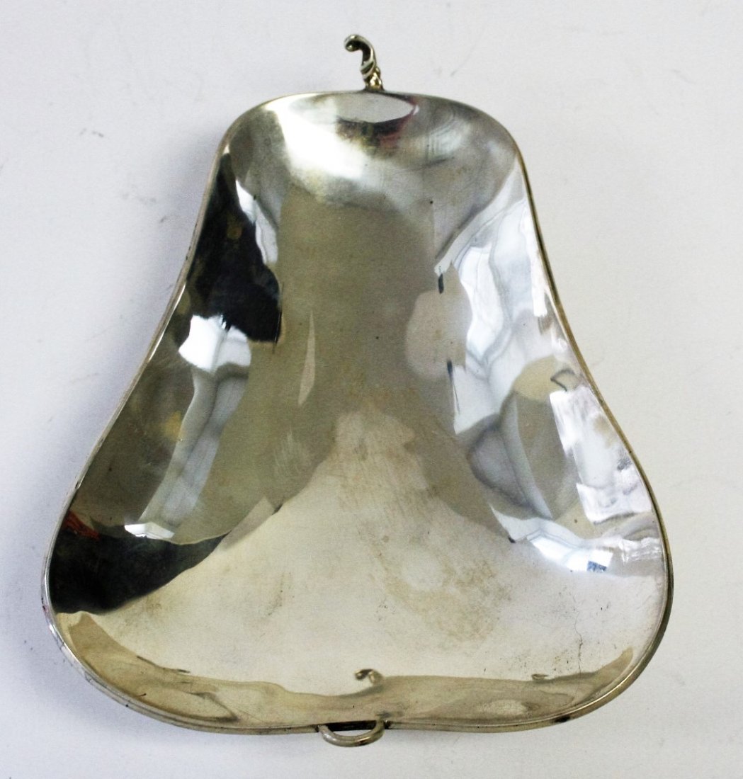 Sterling Silver Pear Shape Footed Dish (1 of 5)