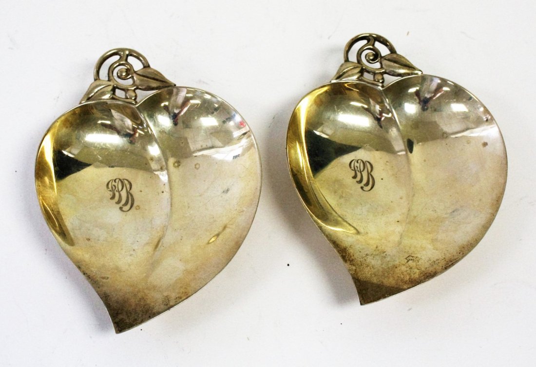 Two (2) Tiffany & Co. Sterling Silver Leaf Dishes (1 of 6)