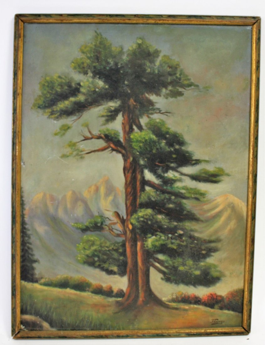 J. Lange; 20thC. Oil Painting Signed (1 of 5)