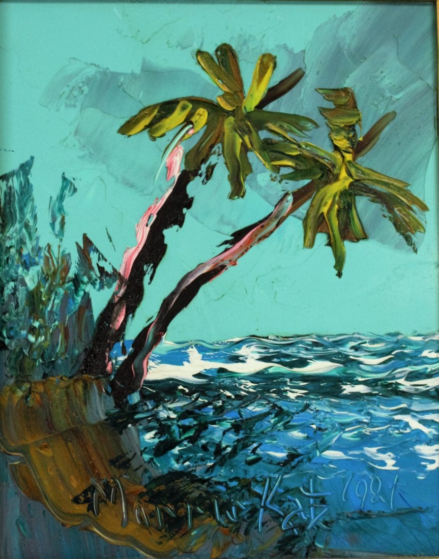 Morris Katz; 20thC. Acrylic Painting Signed (1 of 5)