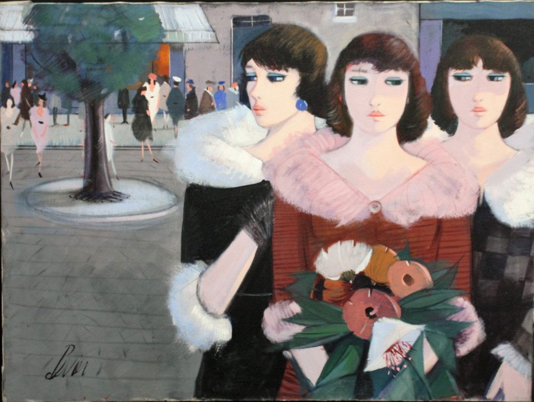 Charles Levier; 20thC. French Oil Painting Signed (1 of 7)