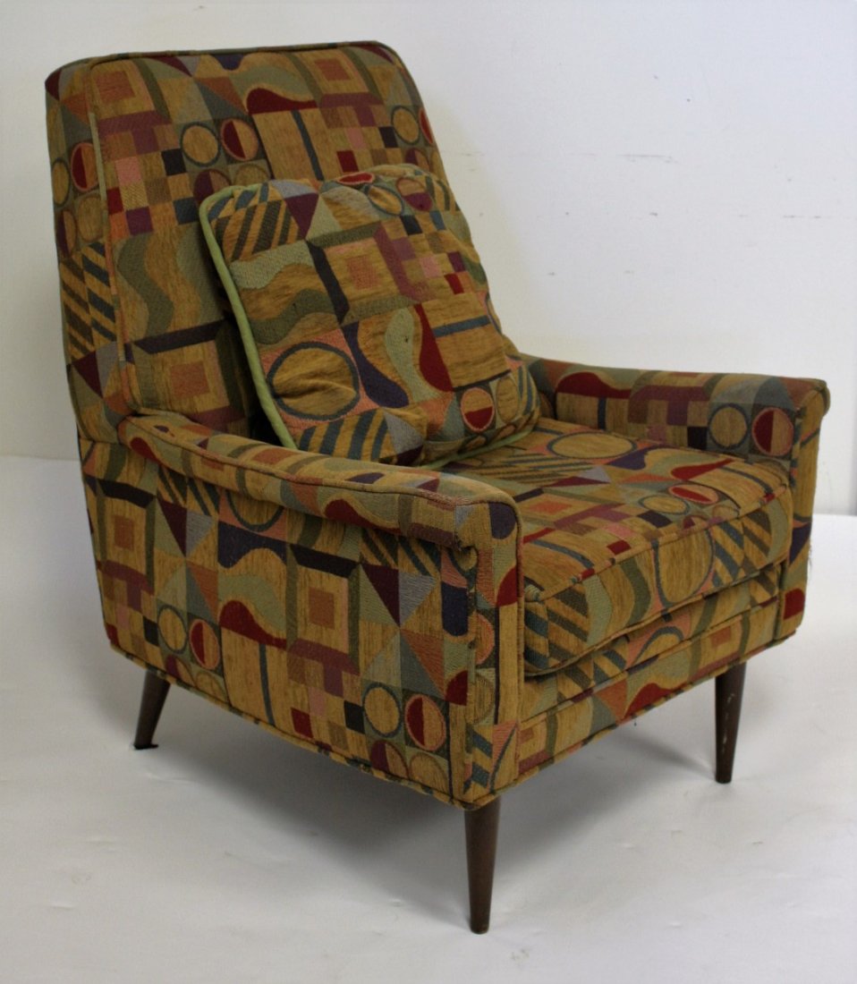 Mid Century Upholstered Arm Chair (1 of 6)
