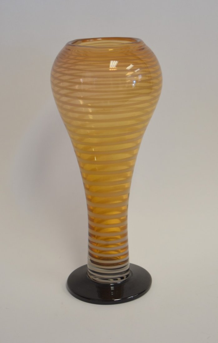 Orrefors Modernist Art Glass Vase Signed (1 of 7)