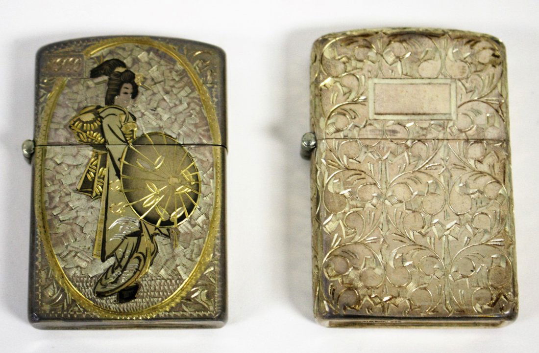 Two [2] Sterling Cigarette Lighters (1 of 5)