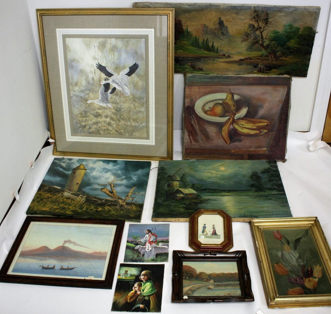 Ten(10) Pieces of Miscellaneous Artwork (1 of 4)