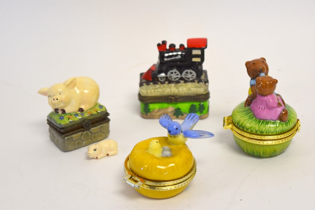 Four(4) Limoges Porcelain Boxes (1 of 5)