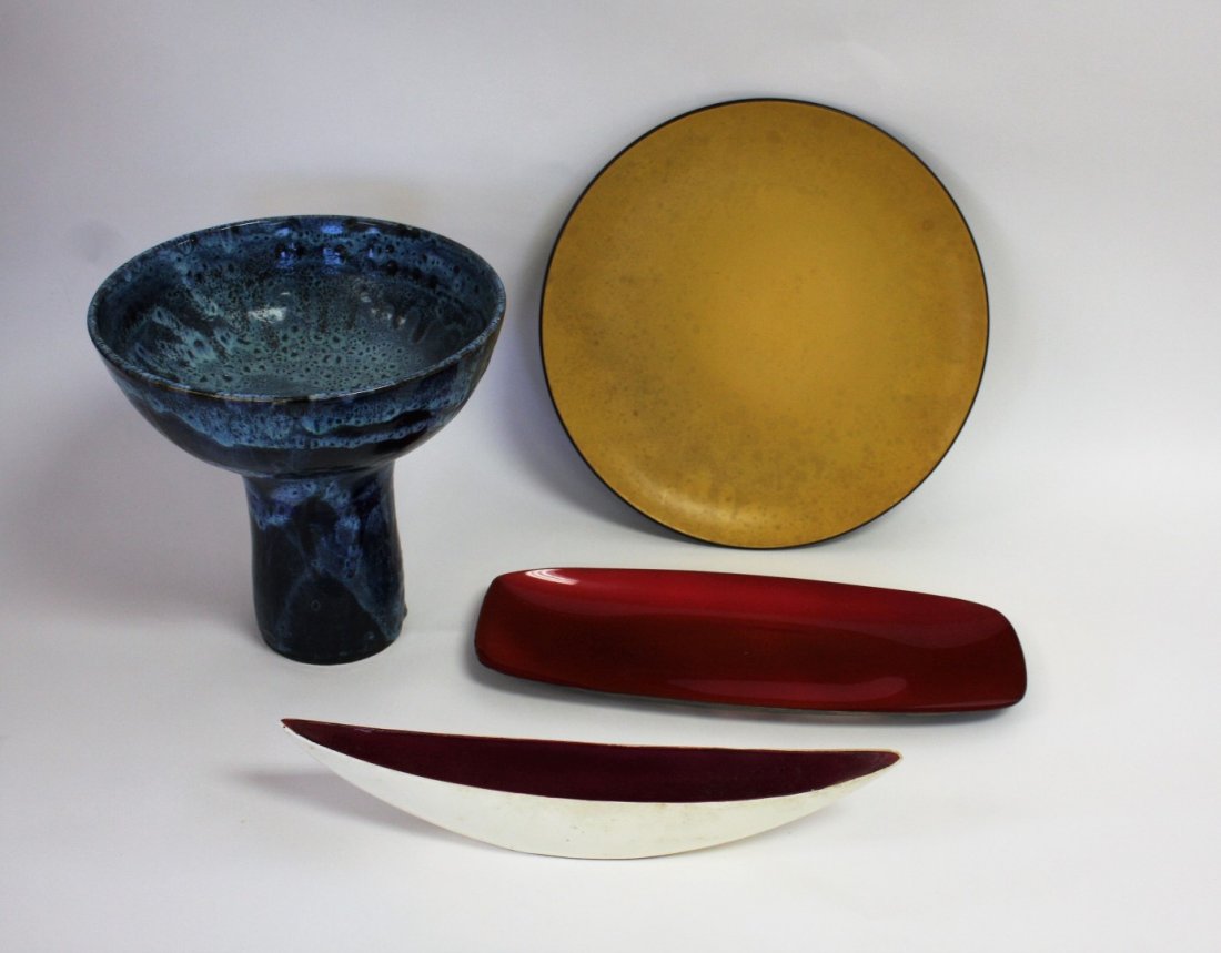 Four(4) Pieces of 20thC. Estate Glass, Pottery, Etc. (1 of 7)
