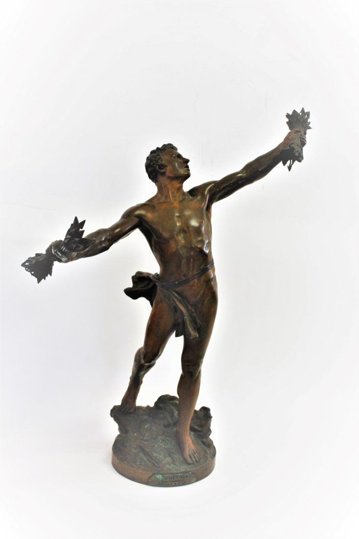Jean Jules Cambos; 19thC. Bronze - Promethée (1 of 9)
