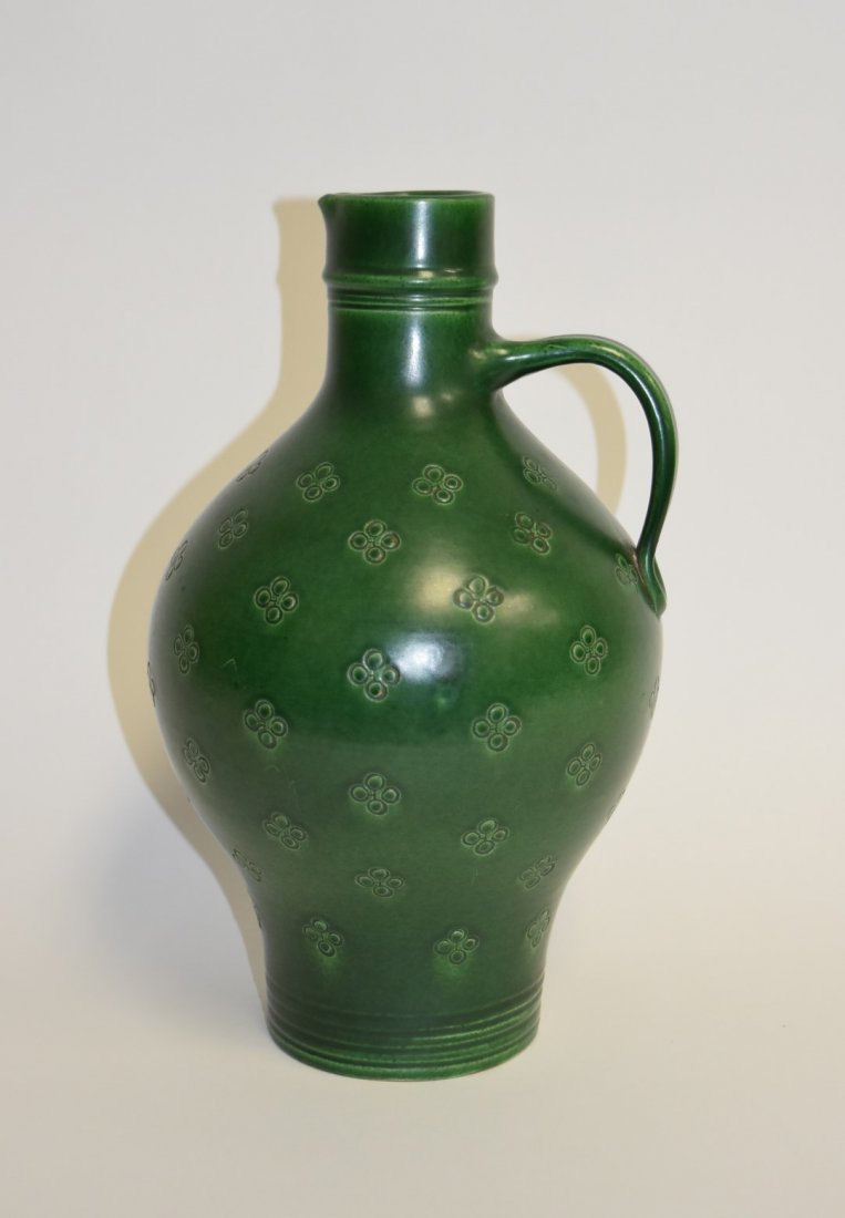 Wilhelm Kagel; Mid Century Pottery Pitcher Signed (1 of 6)