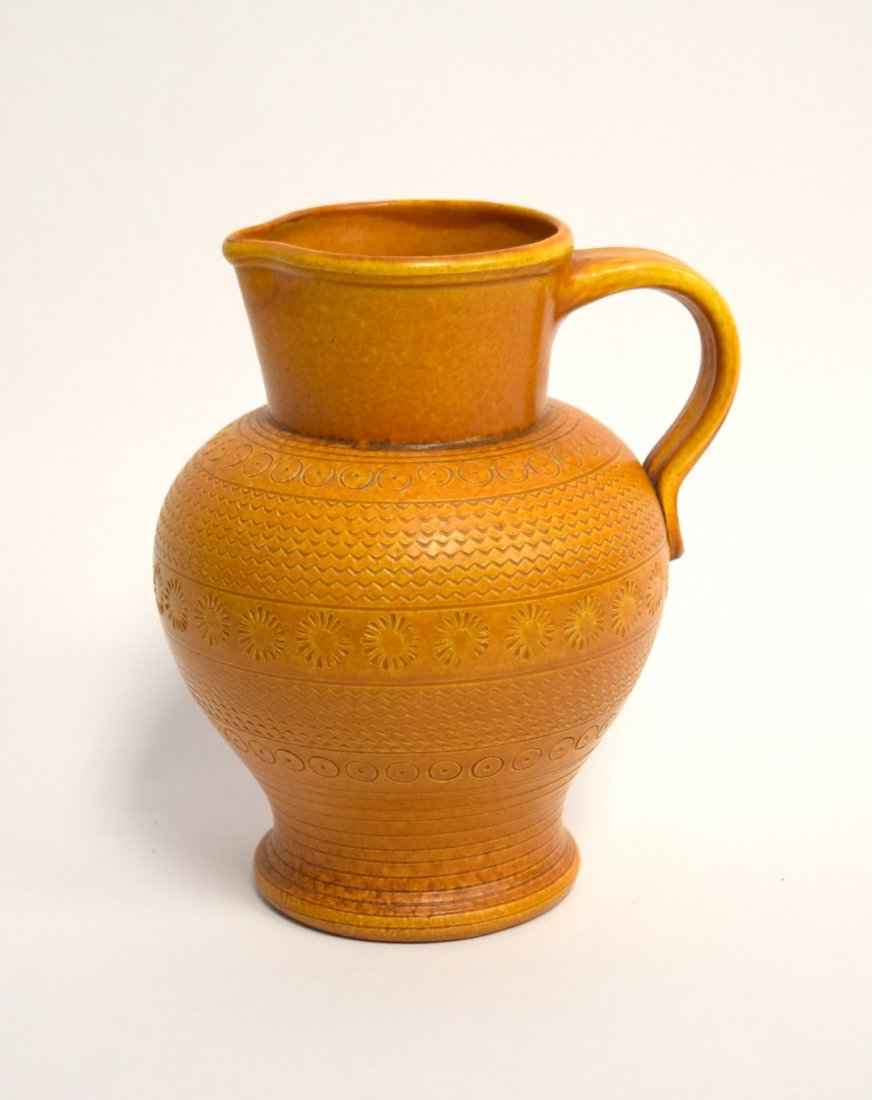 Wilhelm Kagel; Mid Century Pottery Pitcher Signed (1 of 6)