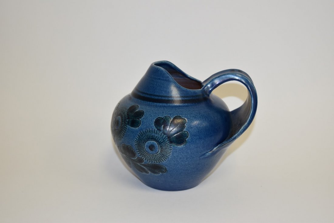 Wilhelm Kagel; Mid Century Pottery Pitcher Signed (1 of 6)