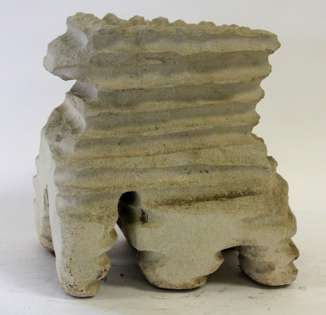 Steve Karr; 20thC. Modernist Limestone Carving (1 of 6)