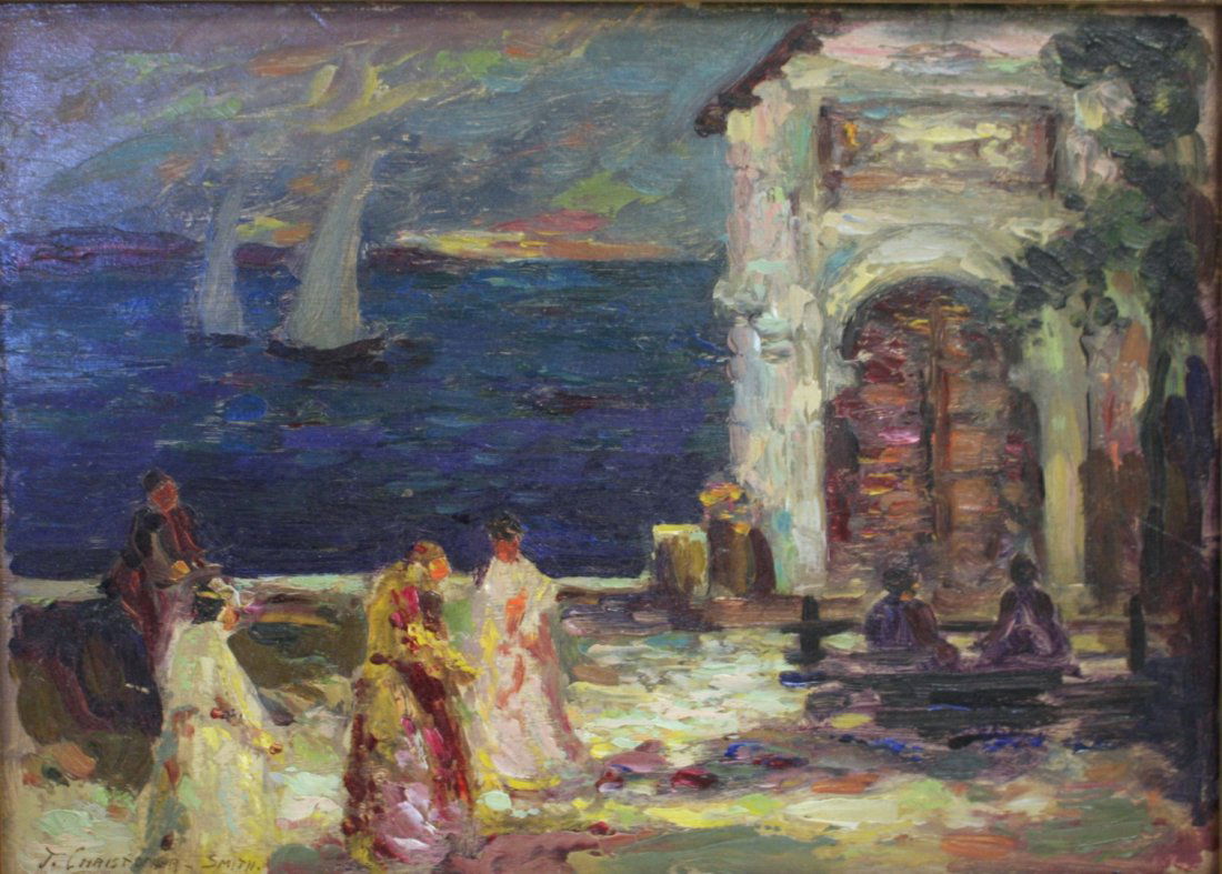 John Christopher Smith; American Oil Painting Signed (1 of 7)