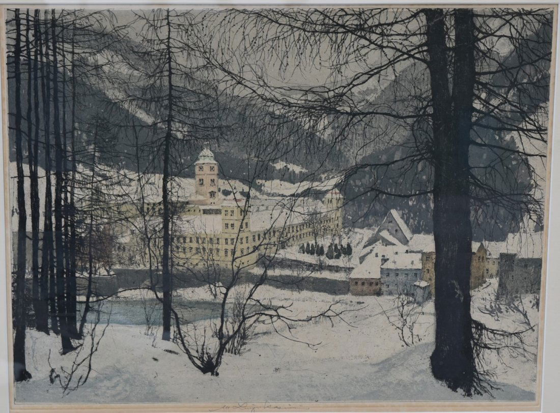 Luigi Kasimir; Originial Etching and Aquatint Signed (1 of 5)