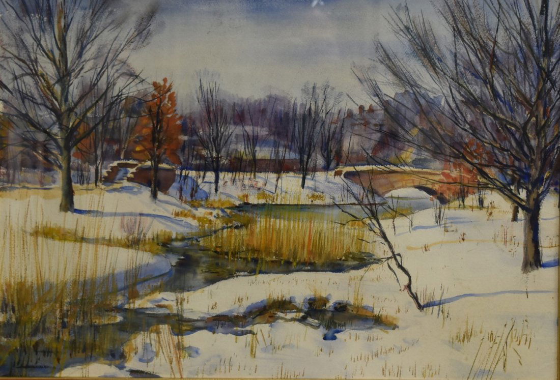 Charles Demetropolis; 20thC. American Watercolor (1 of 5)