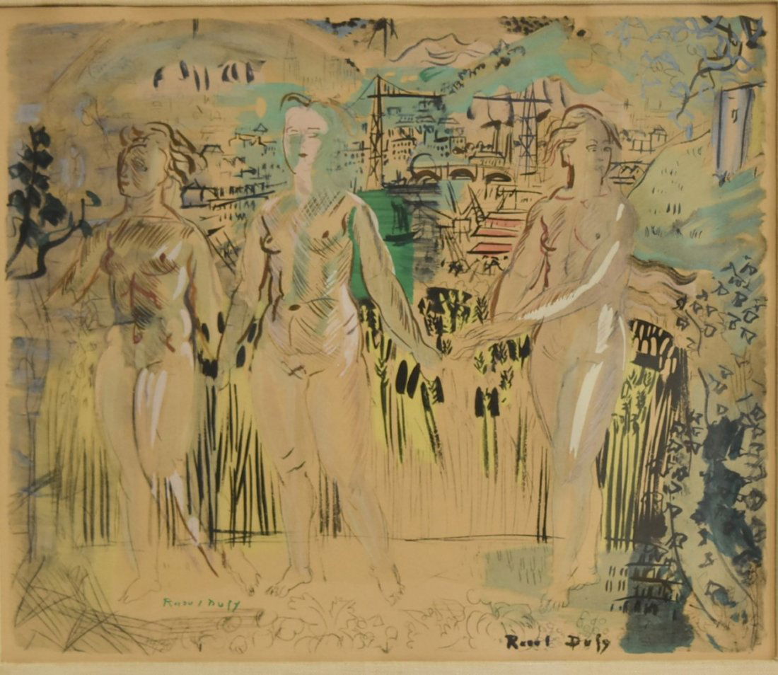 Raoul Dufy; 20thC. French Lithograph Signed (1 of 6)