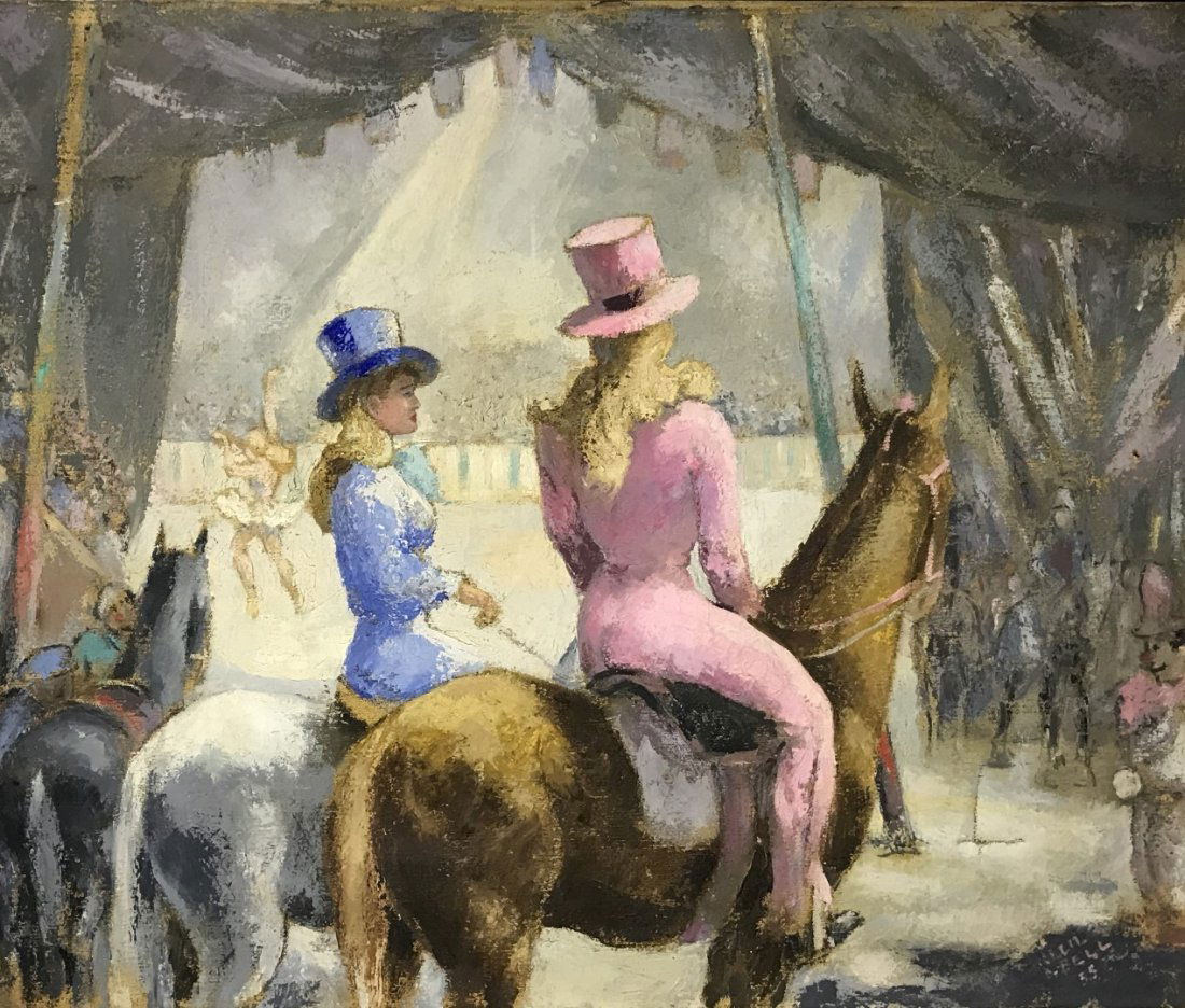 Cecil C. Bell; 20thC. American Oil Painting Signed (1 of 6)